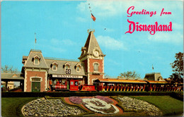 California Anaheim Disneyland Greetings With Train And Depot - Anaheim