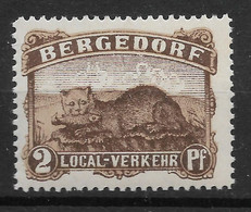 Privatpost Bergedorf , Schöner  Wert Der Brief-Beförderung-Gesellschaft Von 1887 - Privé