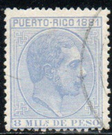 PUERTO RICO 1881 O - Puerto Rico