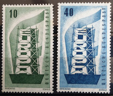 EUROPA 1956 - ALLEMAGNE                    N° 117/118                        NEUF** - 1956