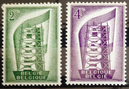 EUROPA 1956 - BELGIQUE                    N° 994/995                   NEUF** - 1956