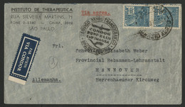 CONDOR ZEPPELIN LUFTHANSA Pli De Sao Paulo Pour L'Allemagne En 1936 Voir Description - Airmail
