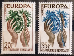 EUROPA 1957 - FRANCE                   N° 1122/1123                       NEUF** - 1957