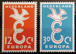 EUROPA 1958 - PAYS-BAS                 N° 691/692                       NEUF** Et NEUF* - 1958