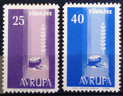 EUROPA 1958 - TURQUIE                 N° 1412/1413                       NEUF** - 1958