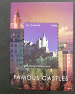 SO) GAMBIA, FAMOUS CASTLES, ARCHITECTURE, SOUVENIR SHEET, MNH - Gambia (1965-...)