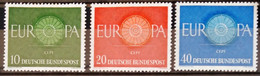 EUROPA 1960 - ALLEMAGNE                    N° 210/212                  NEUF**    (212 *) - 1960