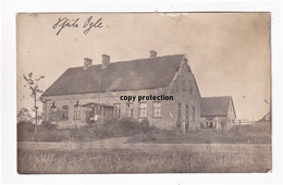 Ogle Schule, Foto Postkarte 1916, Zwischen Mitau Und Schlock, Nahe Kalnzem Kalnciems, 1. Weltkrieg, Latvija, Kurland - Latvia