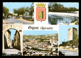 34 Herault Gignac Carte Postale Multivues - Gignac