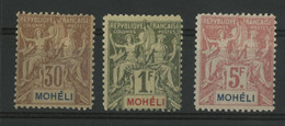 MOHELIE FAUX FOURNIER N° 8 + 14 + 16 Neufs ** (MNH) - Ongebruikt