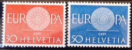 EUROPA 1960 - SUISSE                    N° 666 (**) /667 (*) - 1960