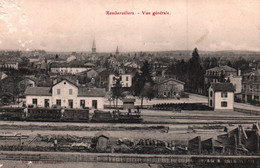 10141 RAMBERVILLERS  Vue Générale  (train  )  (état )   (recto-verso) 88 Vosges - Rambervillers