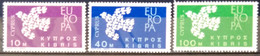 EUROPA 1961 - CHYPRE                    N° 189/191                    NEUF** - 1961