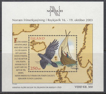 ISLAND  Block 32, Postfrisch **, Internationale Briefmarkenausstellung NORDIA 2003, Reykjavík, 2003 - Blocks & Kleinbögen