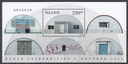 ISLAND  Block 33, Postfrisch **, Tag Der Briefmarke, 2003 - Blocks & Kleinbögen