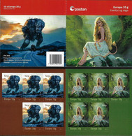 NORUEGA /NORWAY /NORWEGEN /NORVÉGE /NORGE -EUROPE 2022-"STORIES And MYTHS".- BOOKLET With 5 SETS - SELF ADHESIVES MINT - 2022