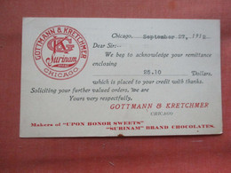 Gottmann & Kretchmer.  Surinam Brand Chocolates. Chicago. Il      Ref 5628 - Advertising