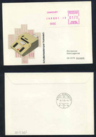 TIMBRE DE DISTRIBUTEUR - LIANCOURT - OISE / 1981 ENVELOPPE FDC POUR LA SUISSE (ref 9119a) - 1981-84 LS & LSA Prototypen