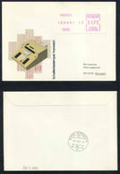 TIMBRE DE DISTRIBUTEUR - BRETEUIL - OISE / 1981 ENVELOPPE FDC POUR LA SUISSE (ref 9119c) - 1981-84 LS & LSA Prototipi