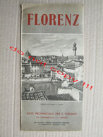 Italy / Florenz - Pianta Monumentale Della CITTÀ Di FIRENZE ( Brochure, Prospect, Map ) - Tourism Brochures