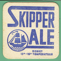 Bierviltje - SKIPPER ALE - DEBIET 13° - 15° - Beer Mats