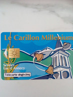 FRANCE PRIVEE HN126 LE CARILLON MILLENIUM LAC ANNECY 25U UT - 25 Eenheden