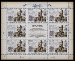 2011 Russia 1745KL 250 Years Of General M.B. Barclay De Tolly 18,00 € - Nuevos