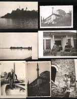 1950s/70s LOT OF 11 OLD PHOTOS JANNINA GIANNENA IOANNINA EPIRUS GREECE TOURIST VIEWS ALI PASHA MUSEUM TRAVEL SOUVENIRS - Orte