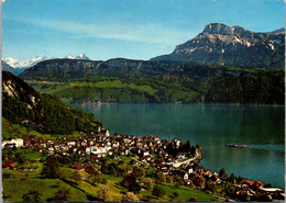 Switzerland Gersau Am Vierwaldstaettersea Totalansicht 1972 - Gersau