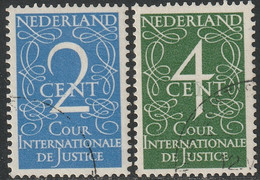 Netherlands 1950 Sc O25-6 NVPH D25-6 Official Set CTO NH - Dienstmarken