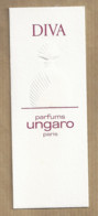 Carte Parfumée Perfume Card * DIVA * UNGARO - Modern (ab 1961)