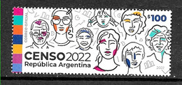 #75104 ARGENTINE,ARGENTINA 2022 POBLATION CENSUS  MNH - Neufs