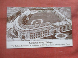 Baseball  Stadium. Comiskey Park Chicago.  White Sox    Ref 5629 - Honkbal