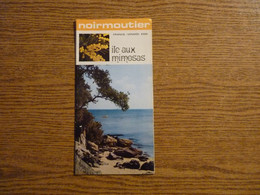 Noirmoutier - Ile Aux Mimosas - Vendée (85)  - Dépliant Touristique Ancien 4 Volets - Format Plié 11 X 22 Cm Environ. - Tourism Brochures