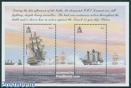 Cayman Islands 2005 Battle Of Trafalgar S/s, Mint NH, Transport - Ships And Boats - Ships