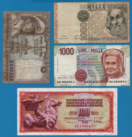 LOT BILLETS 3 BANKNOTES: ITALIA - NEPAL - YUGOSLAVIA - Lots & Kiloware - Banknotes