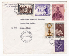 Lettre 1969 Vatican Vaticano Davos Suisse Sanatorium Sanitas - Storia Postale