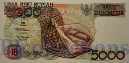 INDONESIA 5000 RUPIAH 1997 PICK 130f UNC - Indonésie