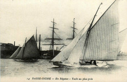 Basse Indre * En Régates , Yacht Au Plus Près * Bateau Voilier Voile - Basse-Indre