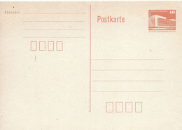 Duitsland DDR Briefkaart 10 Pfg. Oranje Ongebruikt (6203) - Cartes Postales - Neuves