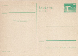 Duitsland DDR Briefkaart 10 Pfg. Groen Ongebruikt (6204) - Cartes Postales - Neuves