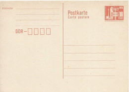 Duitsland DDR Briefkaart 25 Pfg. Oranje Ongebruikt (6208) - Postales - Nuevos