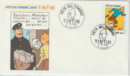 France FDC 2000 Tintin 3303a - 2000-2009