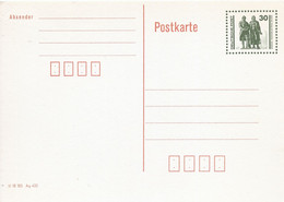 Duitsland DDR Briefkaart 30 Pfg. Olijfgroen Ongebruikt (6220) - Postales - Nuevos