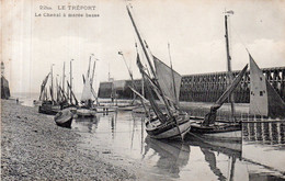 Dept 76,Seine Maritime,Cpa Le Tréport,Le Chenal à Marée Basse - Le Treport