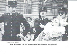Paris, Gendarmen, 22. Mai 1980, Manifestation Des Travailleurs Du Spectacle, Photo J.-R.Gendre - Manifestazioni