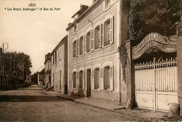 Cézy * " Les Beaux Ombrages PENSION DE FAMILLE " Et Rue Du Port - Sonstige & Ohne Zuordnung