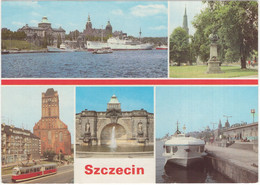Szczecin: TRAM / STRAßENBAHN - BOATS & SHIPS - Poland/Polen - PKW