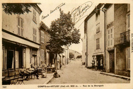 Combs Sur Artuby * Rue De La Bourgade * Café - Comps-sur-Artuby