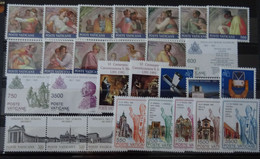 "A-192" VATICANO 1991 COMPLETE MNH** YEARSET. LUXE.YVERT VALUE 70,50 €. - Años Completos